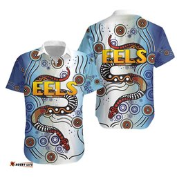 Parramatta Hawaiian Shirt Eels Simple Indigenous