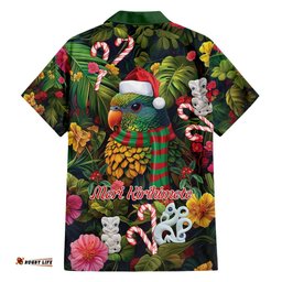 Meri Kirihimete Kakapo Santa Hawaiian Shirt Merry Christmas with Tropical Vibe