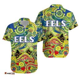 Parramatta Hawaiian Shirt Eels Unique Indigenous