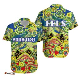 Custom Personalised Parramatta Hawaiian Shirt Eels Unique Indigenous