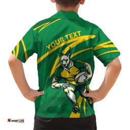 Personalized Australia Rugby Champion Hawaiian Shirt Wallabies Mascot with Sporty Style
