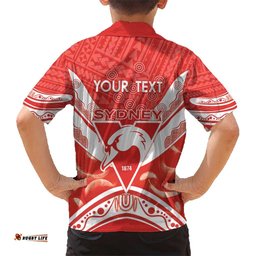 Personalised Swans Football Hawaiian Shirt 2024 Swannies Mascot Go Champions