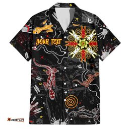 Lizard Aboriginal Australia Hawaiian Shirt