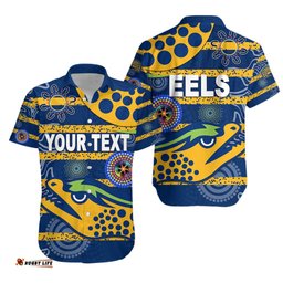 Custom Personalised Parramatta Hawaiian Shirt Eels Indigenous Be Proud