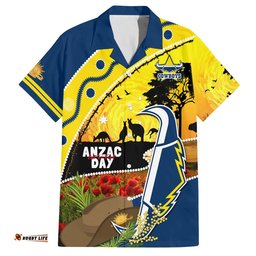 Cowboys ANZAC Day Hawaiian Shirt Rosemary Starring Night Style
