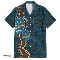 Aboriginal Masks Art Hawaiian Shirt Australian Indigenous