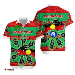 Custom Personalised Rabbitohs NAIDOC Week Hawaiian Shirt Country Style