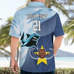SharksCowboys Rugby Custom Hawaiian Shirt Half Dynamic Style
