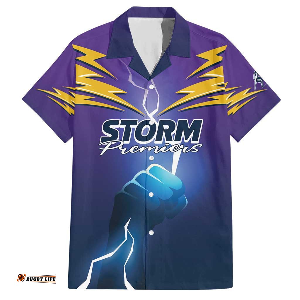 Storm Premiers Custom Hawaiian Shirt Thunder Catcher