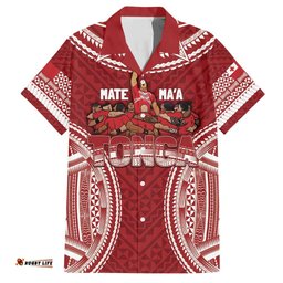 Personalized Mate Maa Tonga Rugby Hawaiian Shirt Ofa Atu Tonga