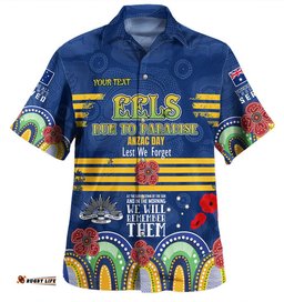 Australia Parramatta Anzac Custom Hawaiian Shirt Eels Bring on Shirt