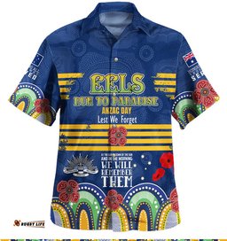 Australia Parramatta Anzac Custom Hawaiian Shirt Eels Bring on Shirt