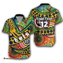 Custom Personalised Eels Rugby NAIDOC Week Hawaiian Shirt Aboriginal Full Color