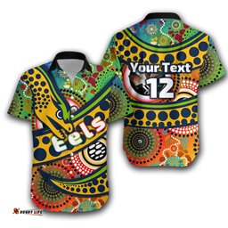 Custom Personalised Eels Rugby NAIDOC Week Hawaiian Shirt Aboriginal Full Color