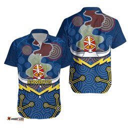 Cowboys Hawaiian Shirt Aboriginal