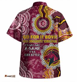 Amazing Aussie Australia Broncos Custom It's not Just a Game, it's a Life Style Shirt Hawaiian Shirt