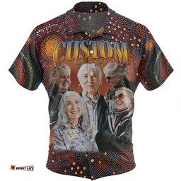 Amazing Aussie Australia Christmas Custom Personalised Aboriginal Inspired Patterns Hawaiian Shirt