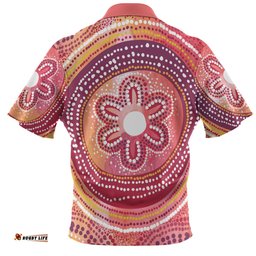 Amazing Aussie Australia Dot Painting Inspired Aboriginal Aboriginal Style Dot Hawaiian Shirt