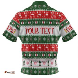 Amazing Aussie Australia Christmas Custom Ugly Christmas Beer Hawaiian Shirt