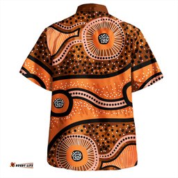 Amazing Aussie Australia Aboriginal Australian Aboriginal Background Hawaiian Shirt
