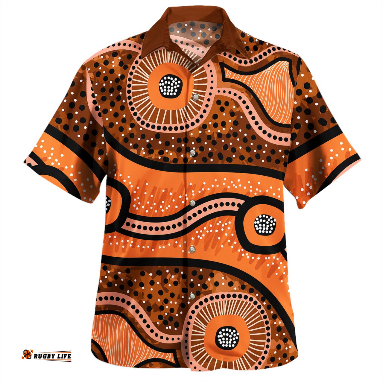 Amazing Aussie Australia Aboriginal Australian Aboriginal Background Hawaiian Shirt