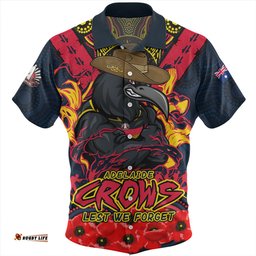 Amazing Aussie Adelaide Crows Ripped Legacy Of The Game The ANZAC Spirit Lives On Hawaiian Shirt