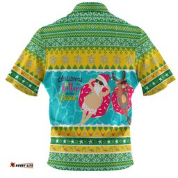 Amazing Aussie Australia Christmas Custom Christmas Is Better At The Beach Hawaiian Shirt