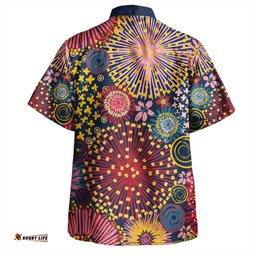 Amazing Aussie Australia Blooming Bright Flowers Blooming Bright Flowers Meadow Seamless Art Inspired Hawaiian Shirt