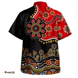 Amazing Aussie Australia Aboriginal Dot Art In My Heart Hawaiian Shirt