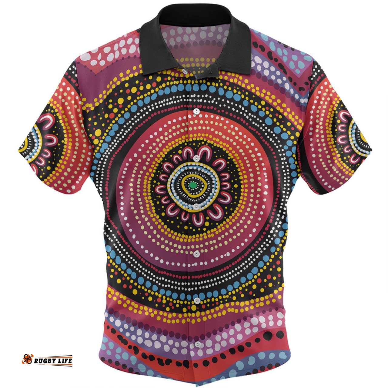 Amazing Aussie Australia Aboriginal Aboriginal Showcasing Dot Art Design Hawaiian Shirt