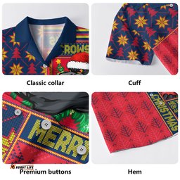 Amazing Aussie Adelaide Crows Merry Christmas Knit Style Festive Spirit Hawaiian Shirt