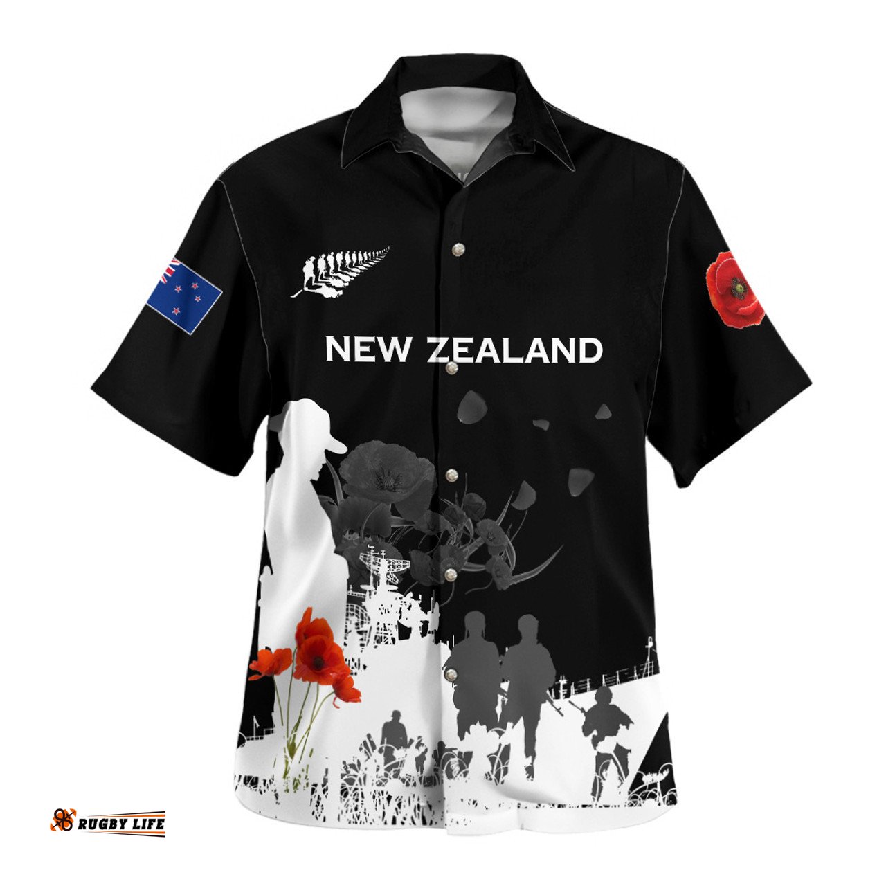Amazing Aussie New Zealand Anzac Day Keeping The Spirit Alive Hawaiian Shirt