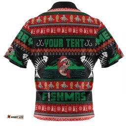 Amazing Aussie Australia Christmas Fishing Custom Merry Ugly Fishmas Hawaiian Shirt