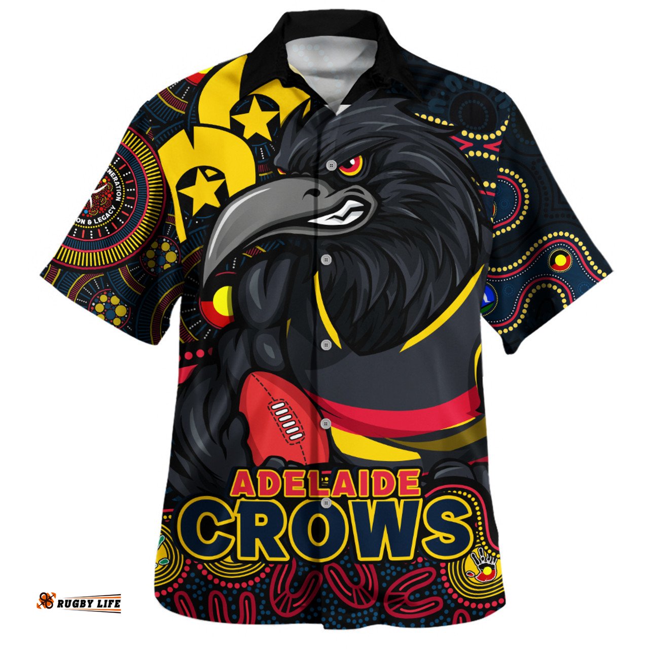 Amazing Aussie Adelaide Crows NAIDOC Spirit Of Country Hawaiian Shirt