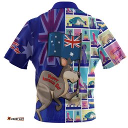 Amazing Aussie Australia Custom Happy Australia Day With Big Things Hawaiian Shirt