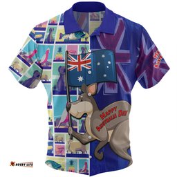 Amazing Aussie Australia Custom Happy Australia Day With Big Things Hawaiian Shirt