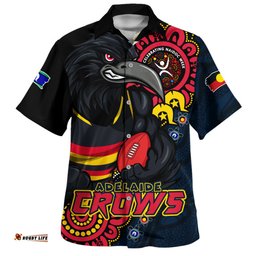Amazing Aussie Adelaide Crows Power Through Generations NAIDOC Edition Hawaiian Shirt