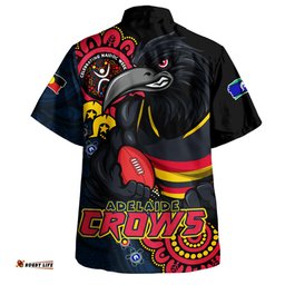 Amazing Aussie Adelaide Crows Power Through Generations NAIDOC Edition Hawaiian Shirt