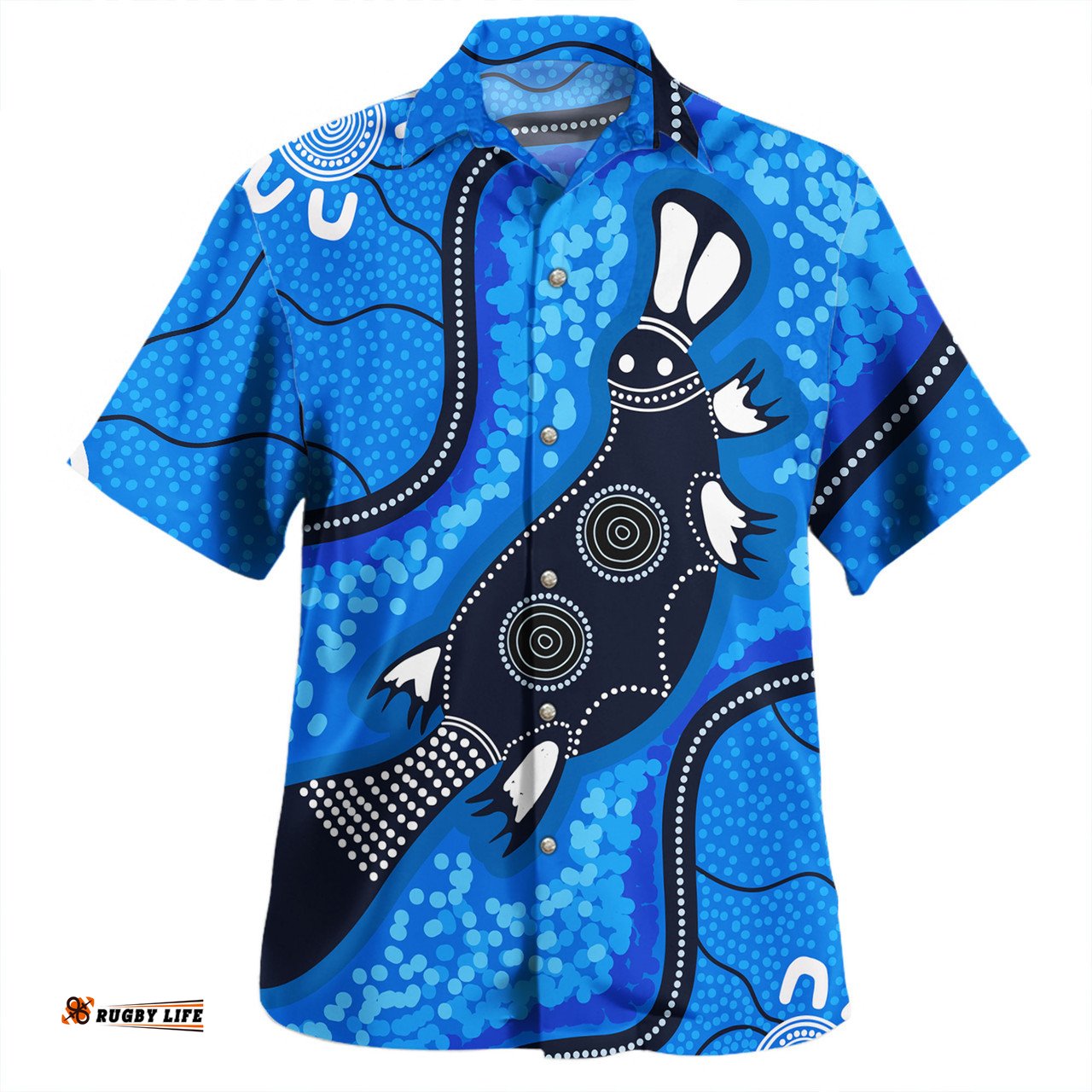 Amazing Aussie Australia Aboriginal Platypus Art Hawaiian Shirt