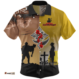 Amazing Aussie Australia Anzac Day Special Remembrance Day Lest We Forget Hawaiian Shirt