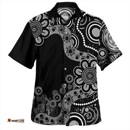 Amazing Aussie Australia Aboriginal Indigenous Dot Painting Hawaiian Shirt