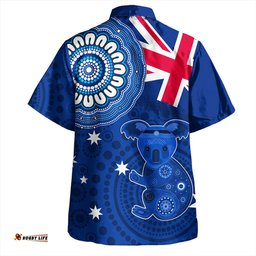 Amazing Aussie Australia Flag With Koala Aboriginal Hawaiian Shirt