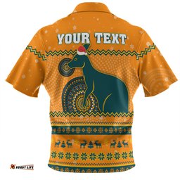 Amazing Aussie Australia Wallabies Christmas Custom Ugly Xmas And Aboriginal Patterns For Die Hard Fan Hawaiian Shirt