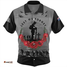 Amazing Aussie Australia Anzac Day Remembering Our Fallen Heroes Hawaiian Shirt