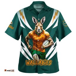 Amazing Aussie Australia Wallabies Championship Sport Style Hawaiian Shirt