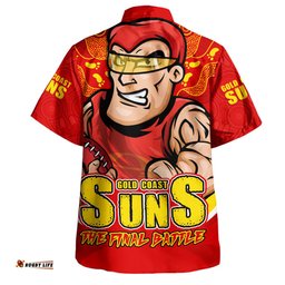 Amazing Aussie Gold Coast SUNS Final Clash Battle Edition Hawaiian Shirt