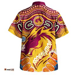 Amazing Aussie Brisbane Broncos Custom Indigenous Bronxnation Sport Hawaiian Shirt