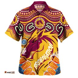 Amazing Aussie Brisbane Broncos Custom Indigenous Bronxnation Sport Hawaiian Shirt