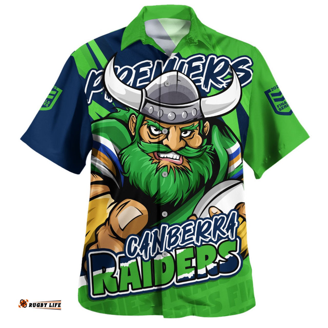 Amazing Aussie Canberra Raiders Chasing Victory 2025 Final Series Pride Hawaiian Shirt