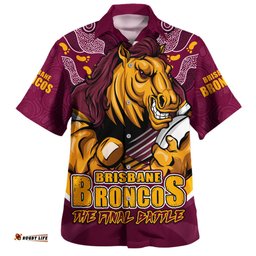 Amazing Aussie Brisbane Broncos Final Clash Battle Edition Hawaiian Shirt